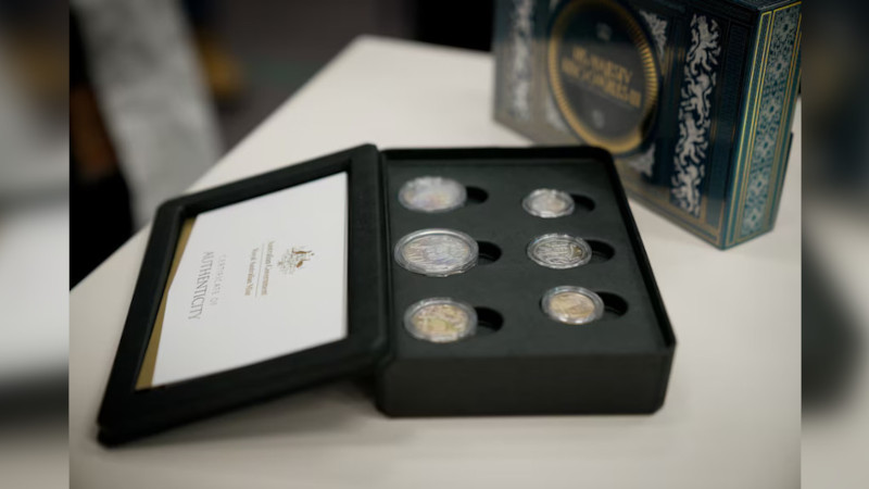 ABC News: Королевский монетный двор Австралии представил первый комплект монет с монархом